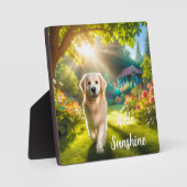 Plaque Photo Chien (Recto)