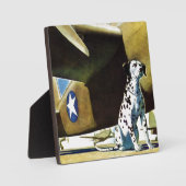 Plaque Photo Chien de l'armée (Recto)