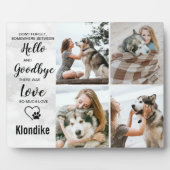 Plaque Photo Chien Mémorial Animaux de compagnie Perte Souvenir (Devant)