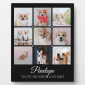 Plaque Photo Chien Mémorial Cadeau animal de compagnie Perdre p (Devant)