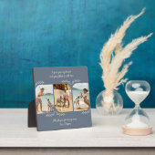 Plaque Photo Chien Papa Aimer Mots 3 Vertical Photo Collage (Insitu)