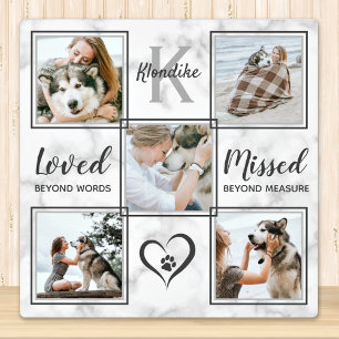 Plaque Photo Chien Photo Collage Garder Pet Perdre Pet Memorial