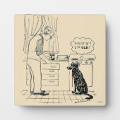 Plaque Photo Chien vieillissant (Devant)