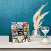 Plaque Photo CHIEN VOUS M'AVEZ EU À WOOF Photo Collage (Insitu)