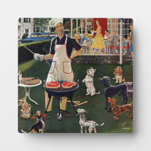 Plaque Photo Chiens chauds