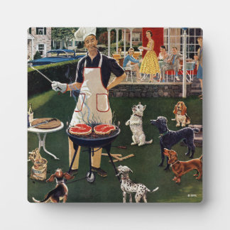 Plaque Photo Chiens chauds