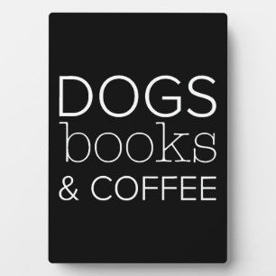 Plaque Photo Chiens Livres Café Vêtement Chien Maman