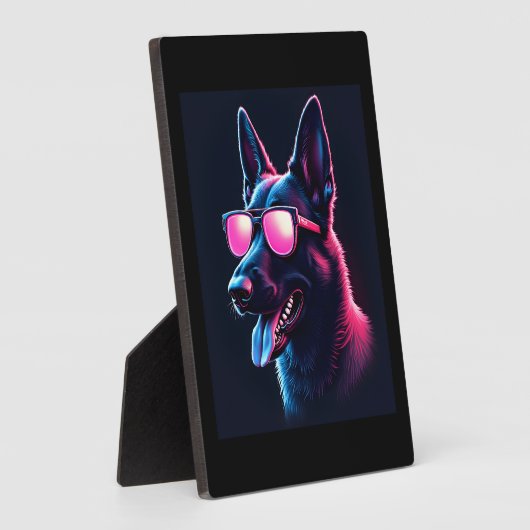 Plaque Photo Chiens Malinois belges T-shirt Malinois (Côté)