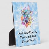 Plaque Photo Child of God (Côté)