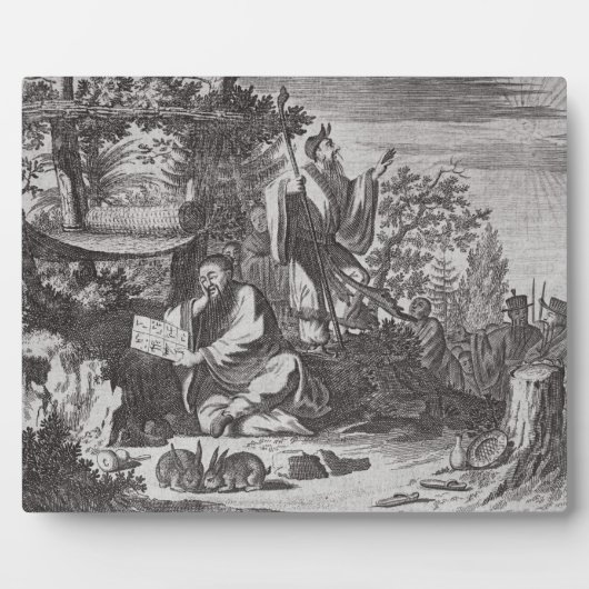 Plaque Photo Chinese Holy Men, illustration de la description (Devant)