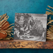 Plaque Photo Chinese Holy Men, illustration de la description (Côté)