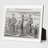Plaque Photo Chinese Men, une description générale d'un compte (Côté)