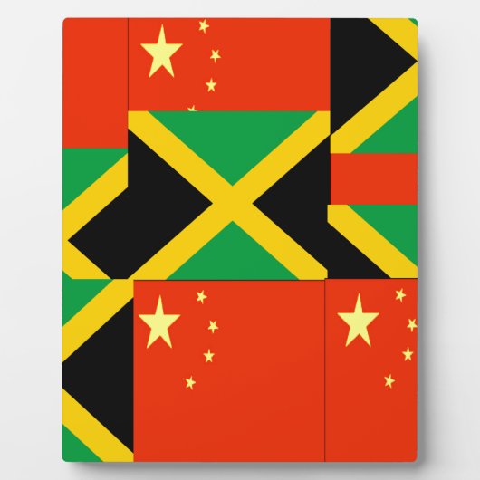 Plaque Photo Chinois-Jamaïcain (Devant)