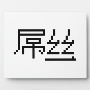 Plaque Photo Chinois perdant / Diaosi 屌 丝 Hanzi MEME