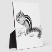 Plaque Photo Chipmunk (Côté)