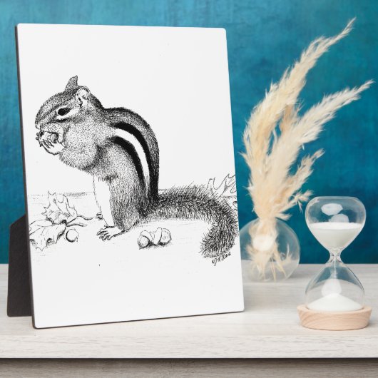 Plaque Photo Chipmunk (Côté)