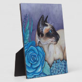 Plaque Photo Chocolat Siamese Point (Côté)