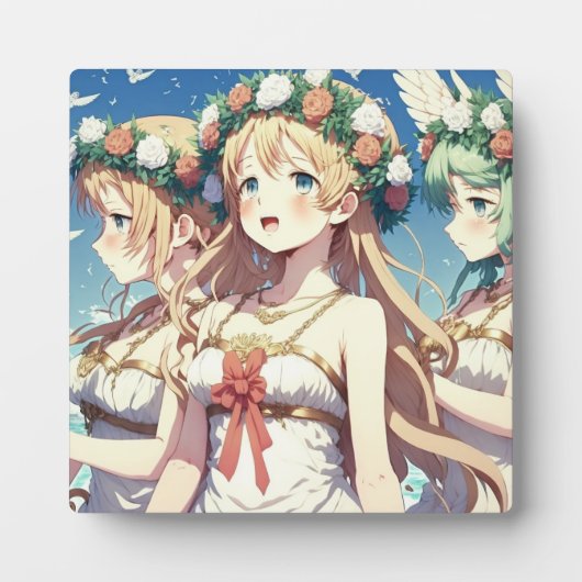 Plaque Photo Choeur d'anime (Devant)