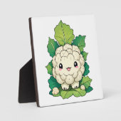 Plaque Photo Chou-fleur Kawaii (Recto)