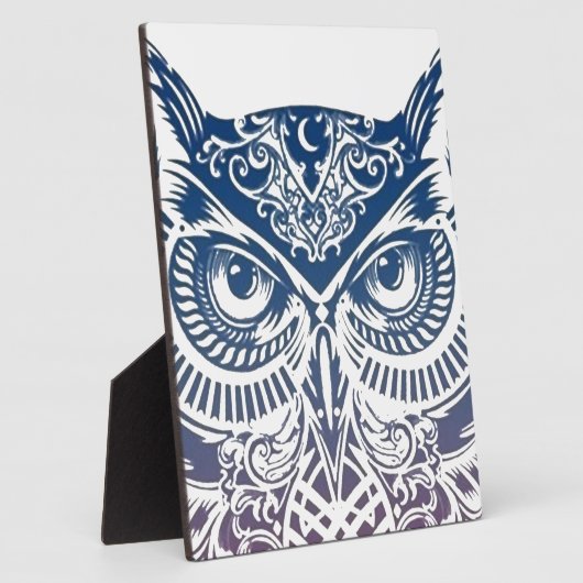 Plaque Photo Chouette (Côté)