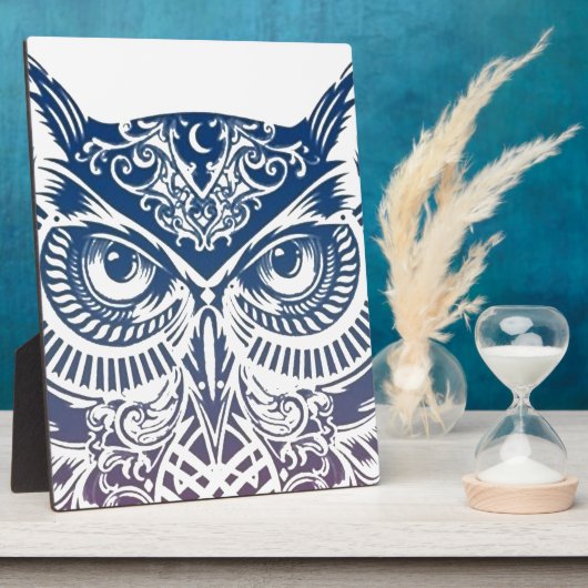 Plaque Photo Chouette (Côté)