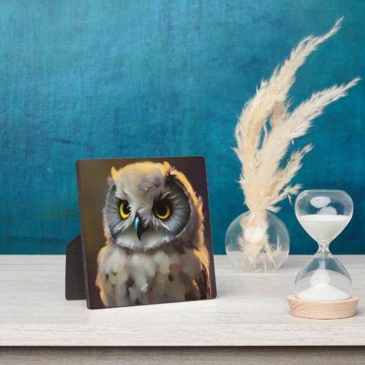 Plaque Photo Chouette (Insitu)