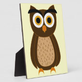 Plaque Photo Chouette (Côté)