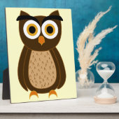 Plaque Photo Chouette (Côté)