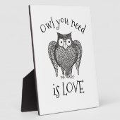 Plaque Photo Chouette dont vous avez besoin (Côté)