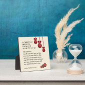 Plaque Photo chrétien | LE SEIGNEUR VOUS BLESSE | Noël (Insitu)