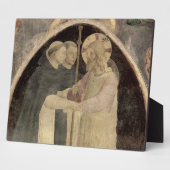 Plaque Photo Chrétien Welcomes Two Dominican Friars, (fresco) ( (Côté)