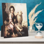 Plaque Photo Christ Bon Pasteur (Côté)