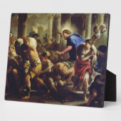 Plaque Photo Christ Driving the Merchants from the Temple (Côté)