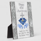 Plaque Photo Christian 65 ans Cadeaux d'anniversaire Mariage (Côté)