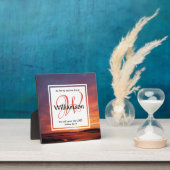Plaque Photo Christian Custom Monogramme COMME POUR MOI ET MA M (Insitu)