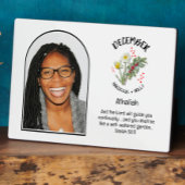 Plaque Photo Christian DECEMBRE NOM DE Fleur Mois de naissance 