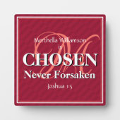 Plaque Photo Christian Inspirational CHOISI JAMAIS OUVERT (Devant)