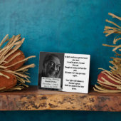 Plaque Photo Christian Poem Papa Photo Funérailles commémorativ (Côté)