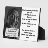 Plaque Photo Christian Poem Papa Photo Funérailles commémorativ (Côté)