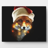 Plaque Photo Christmas fox (Devant)