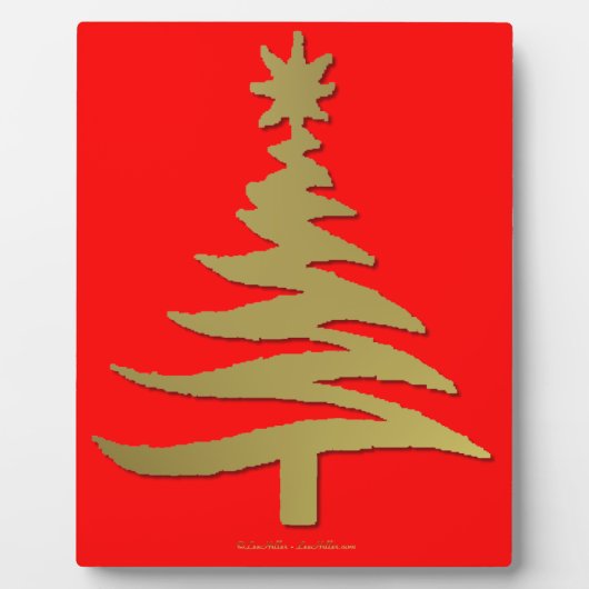 Plaque Photo Christmas Tree Stencil (Devant)
