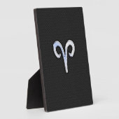 Plaque Photo Chrome Comme Aries Signe Zodiaque (Côté)