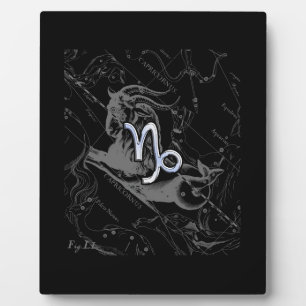 Plaque Photo Chrome comme Capricorn Zodiac Connexion Hevelius 1