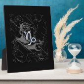 Plaque Photo Chrome comme Capricorn Zodiac Connexion Hevelius 1 (Côté)