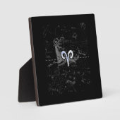 Plaque Photo Chrome Style Aries Zodiac Connexion Hevelius (Recto)