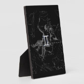Plaque Photo Chrome Style Gemini Zodiac Connexion Hevelius (Côté)