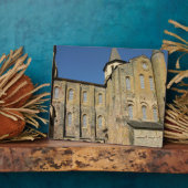 Plaque Photo Church of St. Foy, grâce c.1050 by Abbot Odolric ( (Côté)