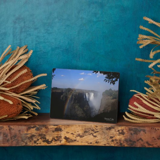 Plaque Photo Chutes Victoria (Côté)