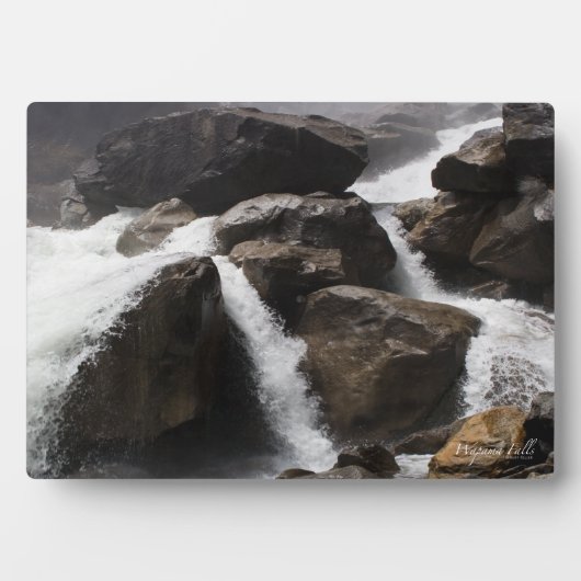 Plaque Photo Chutes Wapama (Devant)