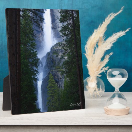 Plaque Photo Chutes Yosemite (Côté)